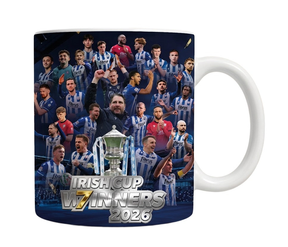 Coleraine FC Irish Cup Winners 2026 Mug