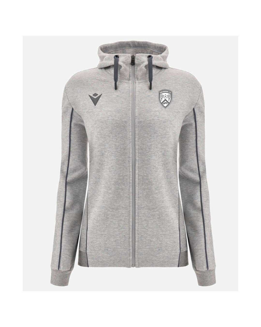 Coleraine FC Adult Macron Stage Eco Grey Fullzip Jacket 2026/27