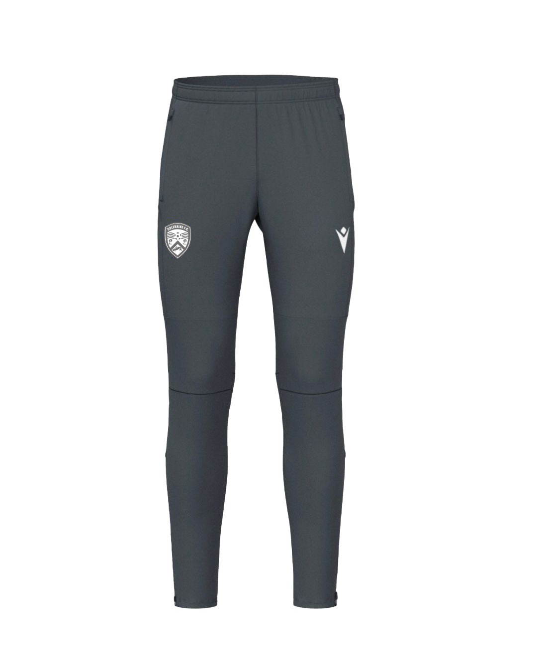 Coleraine FC Kids Macron Anthracite Track Bottoms 2026/27