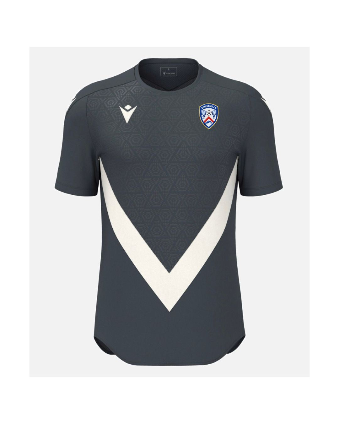 Coleraine FC Kids Macron T-Shirt Anthracite 2026/27