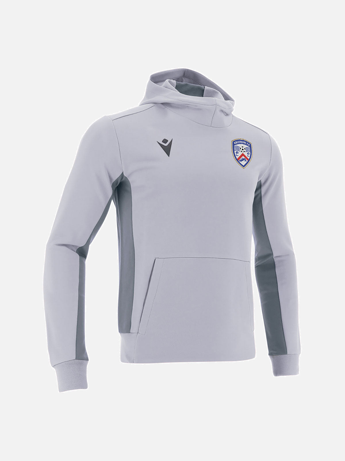 Coleraine FC Adult Macron Hoodie Grey 2025/26