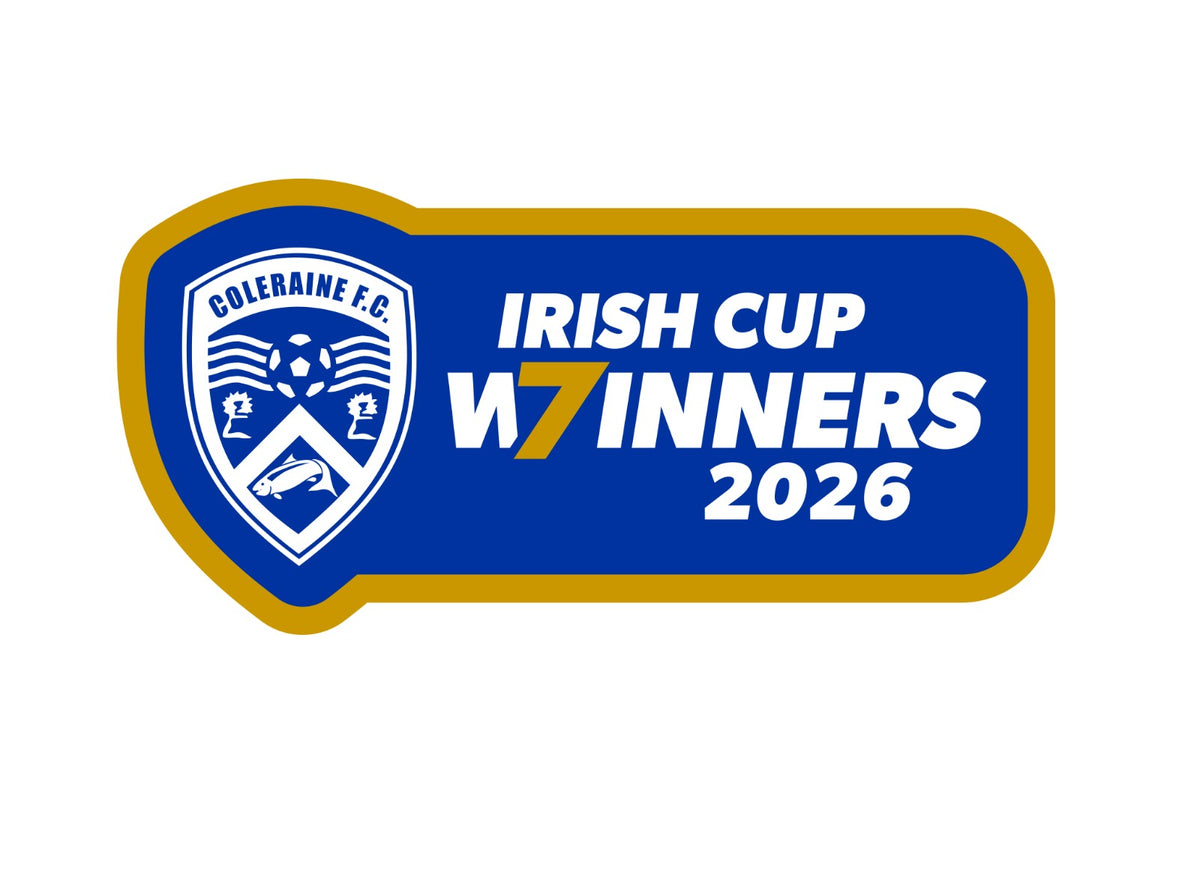 Coleraine FC Irish Cup 2026 Winners Pin Badge