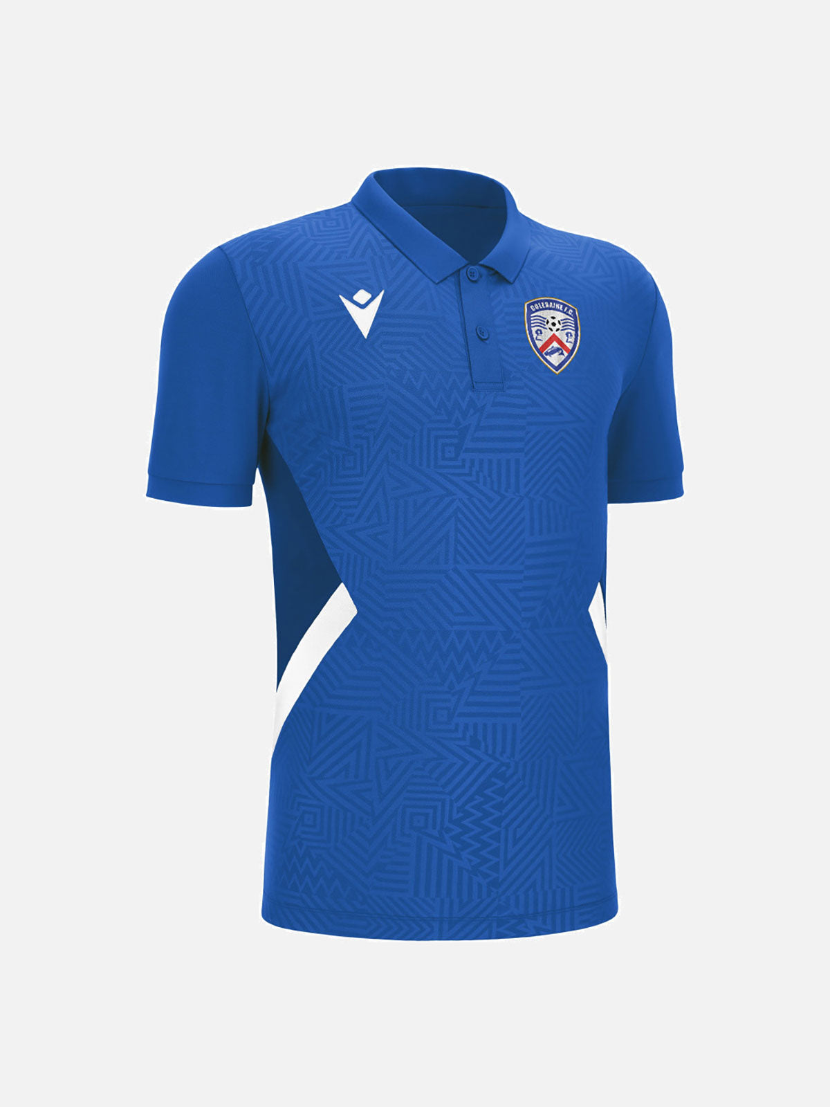 Coleraine FC Adult Macron Poloshirt Blue 2025/26