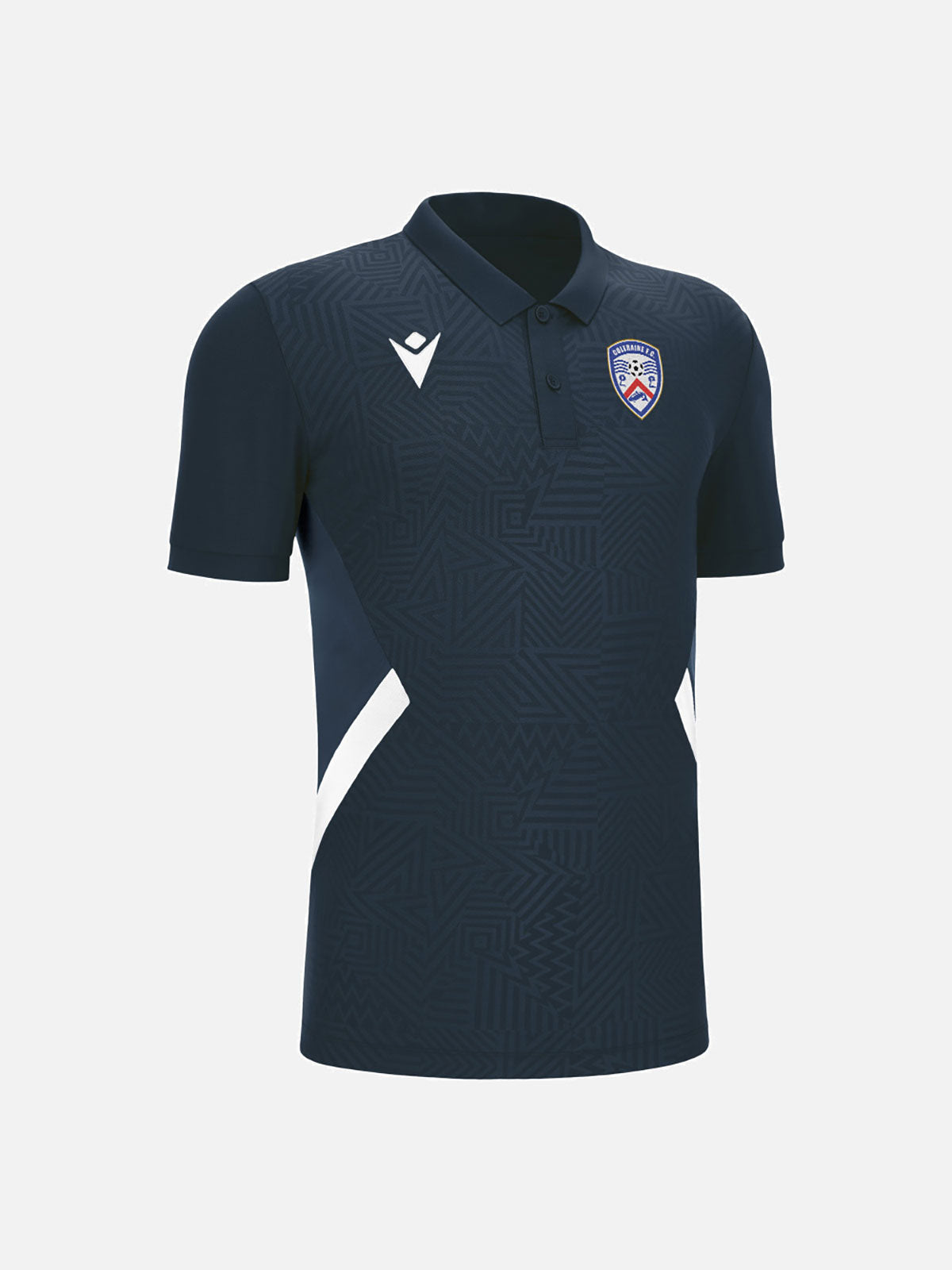 Coleraine FC Adult Macron Poloshirt Navy 2025/26