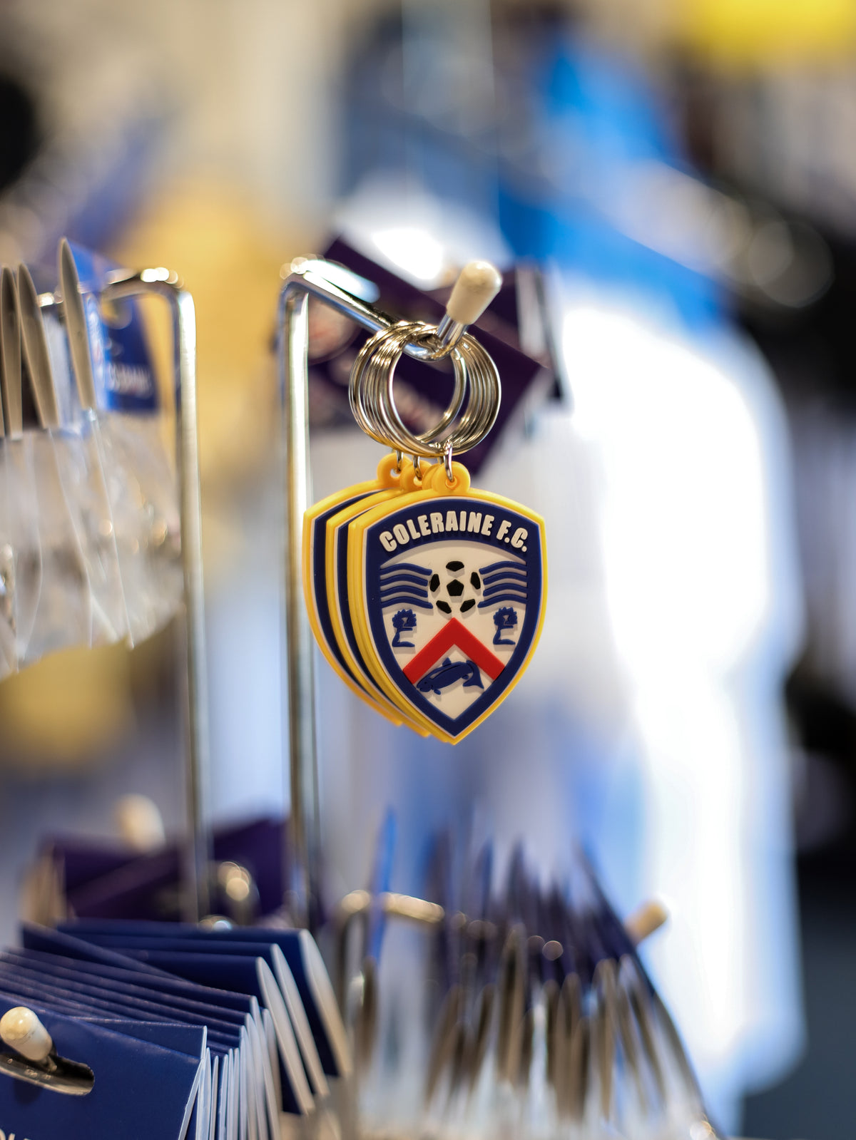 Coleraine FC Silicone Keyring