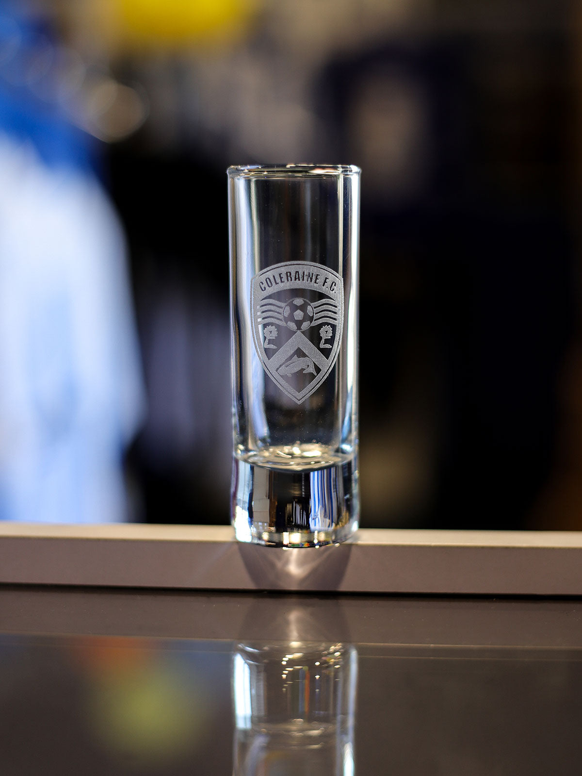 Coleraine FC Shot Glass