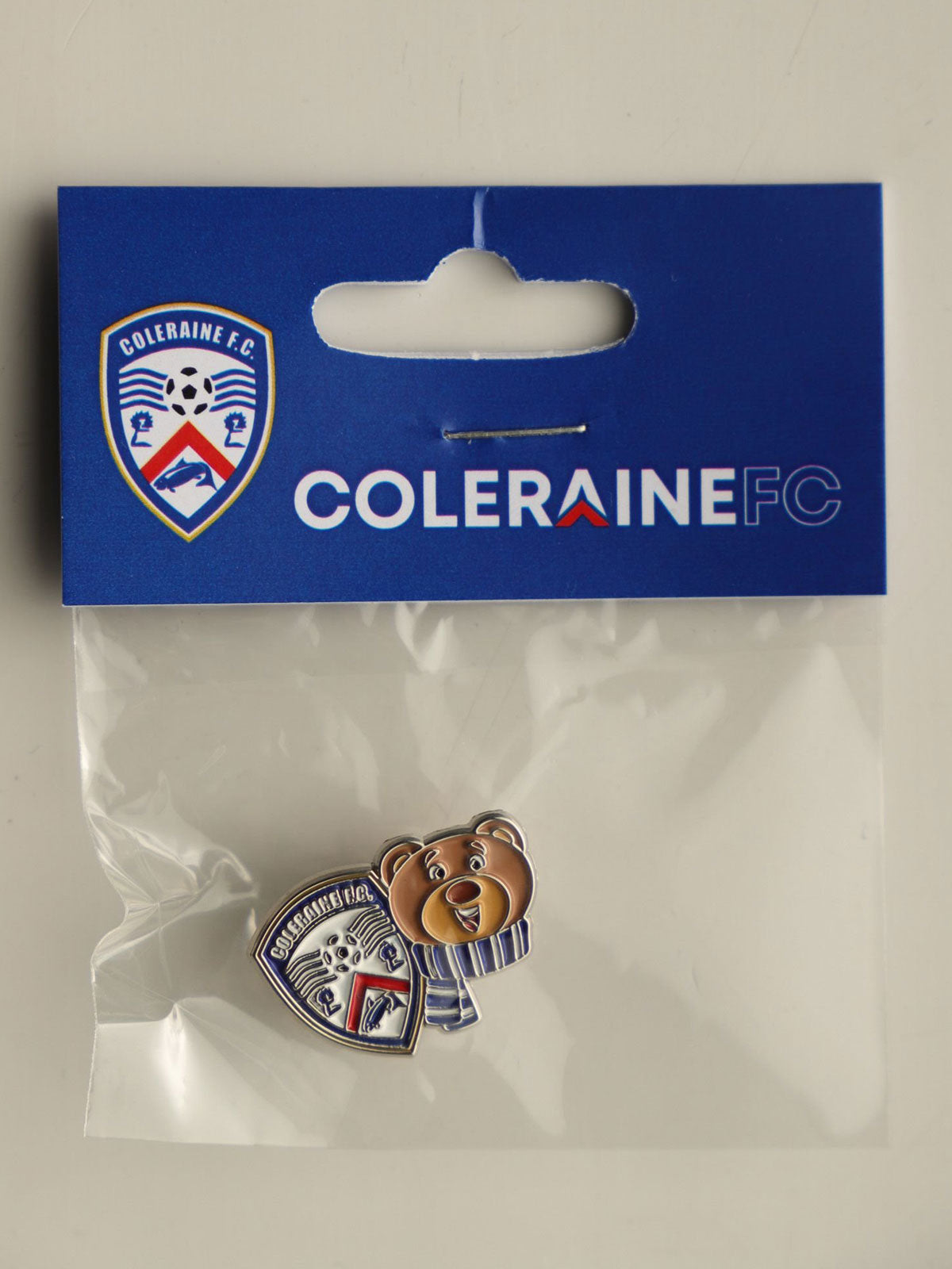 Coleraine FC Benny Bannsider Pin Badge