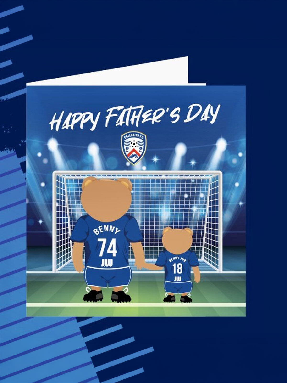 Coleraine FC Father&#39;s Day Card