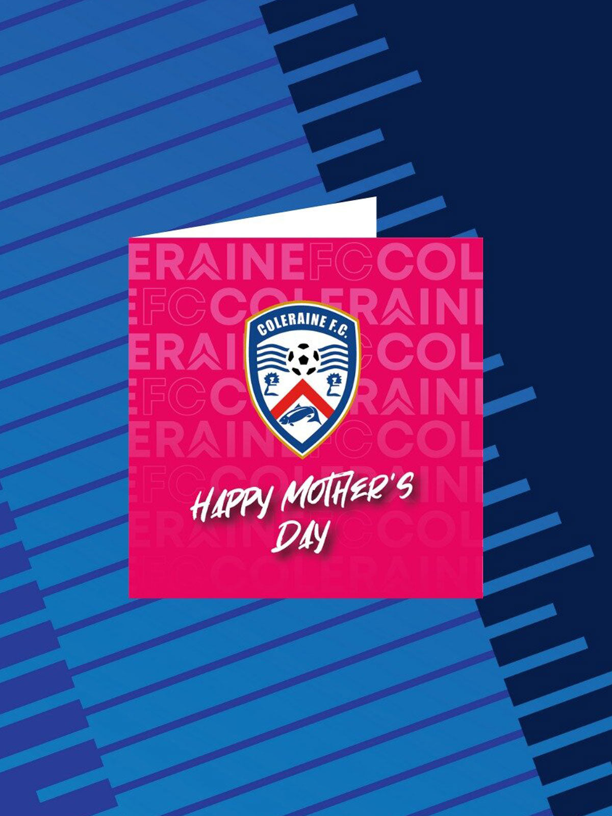 Coleraine FC Mother&#39;s Day Card
