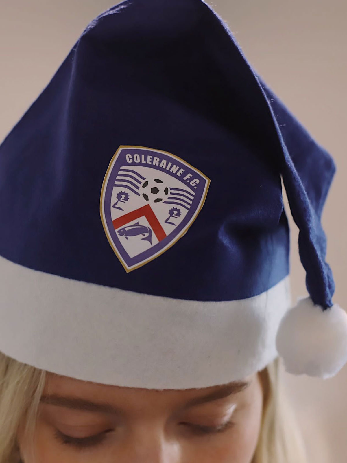 Coleraine FC Santa Hat
