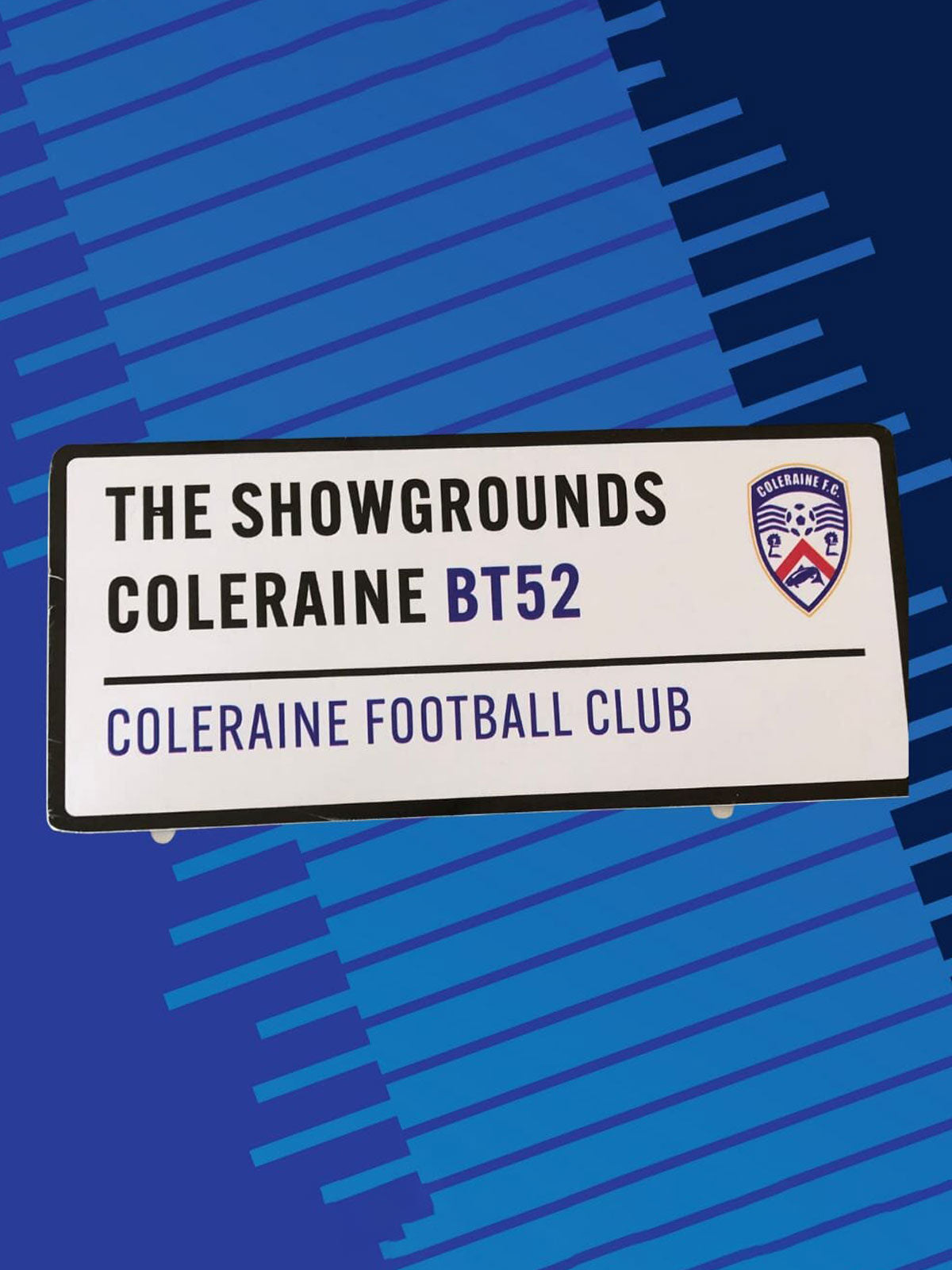 Coleraine FC Roadsign